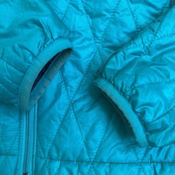 Patagonia primaloft vegan puffer jacket us women's size small teal blue green - Picture 5 of 10